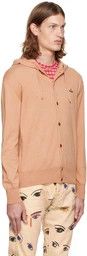 Vivienne Westwood o1y0525 Logo Hooded Cardigan in Light Pink Size US XL / EU 56 / 4 - 2 Thumbnail