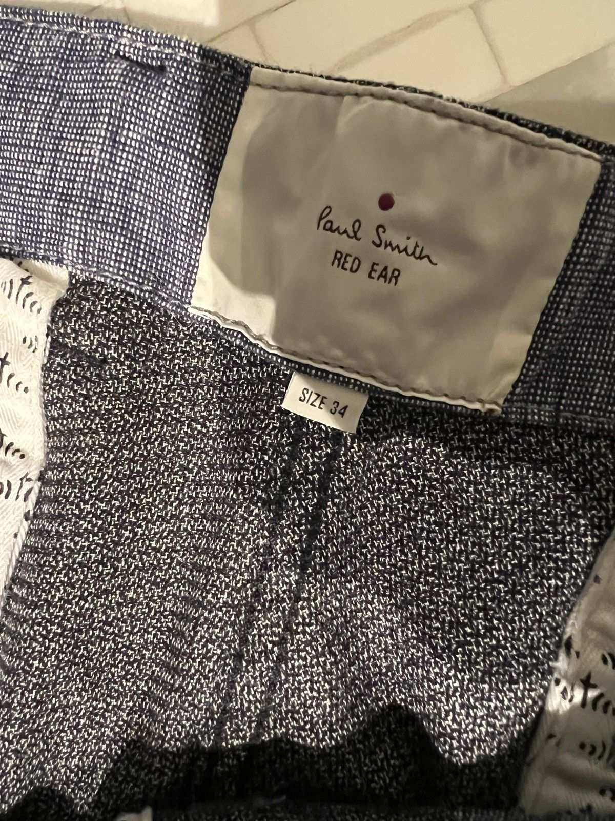 Paul Smith Paul Smith Red Ear Union Made woven fabric size 34 Size US 34 / EU 50 - 7 Thumbnail