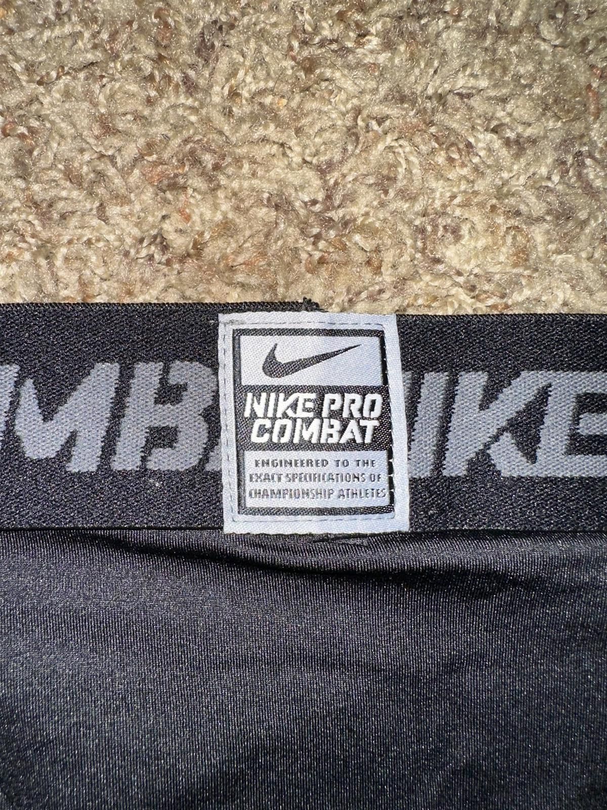 Nike Nike Men’s Pro Gray Compression Baselayer Shorts Size US 34 / EU 50 - 7 Thumbnail