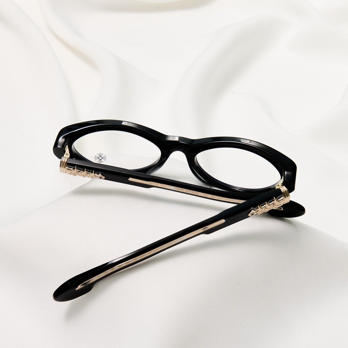 Chrome Hearts CHROME HEARTS BLASTER BLACK/18KGP GLASSES Size ONE SIZE - 7 Thumbnail