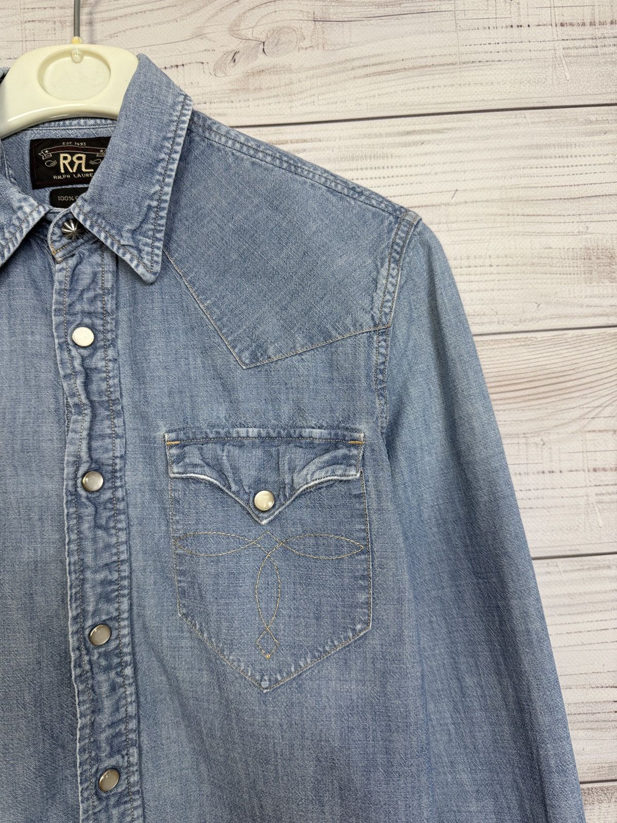 RRL Ralph Lauren Vintage RRL Double RL Ralph Lauren Denim Jacket Size US S / EU 44-46 / 1 - 4 Thumbnail