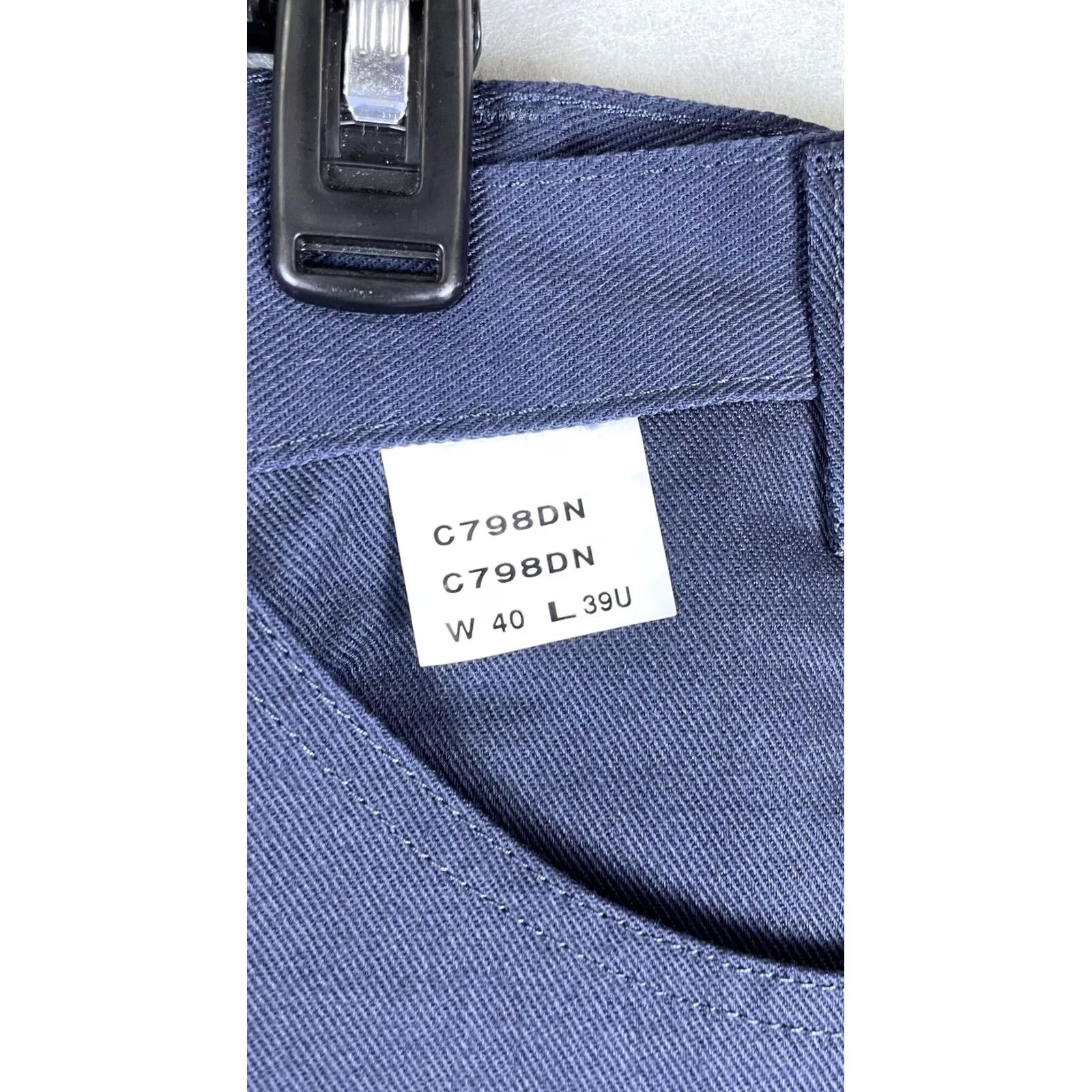 Dickies Dickies Chino Pants Mens 40x38 Blue 6-Pocket Regular Fit Wrinkle Resistant Twill Straight Front Workwear Casual Pants Mens 40 38 Blue Dickies Size US 40 / EU 56 - 2 Thumbnail