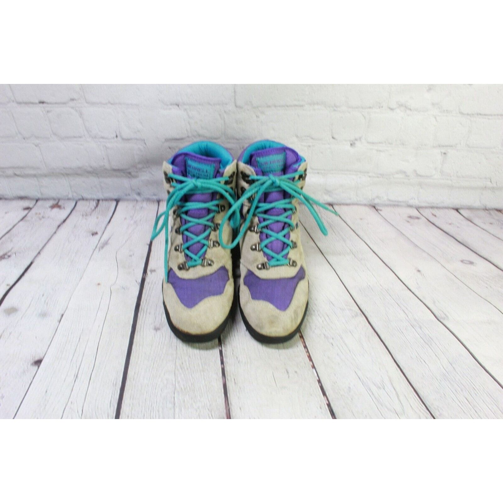 Merrell × Vintage Vintage Merrell Spectrum Suede Air Cushion Hiking Boots Size US 7 / IT 37 - 1 Thumbnail
