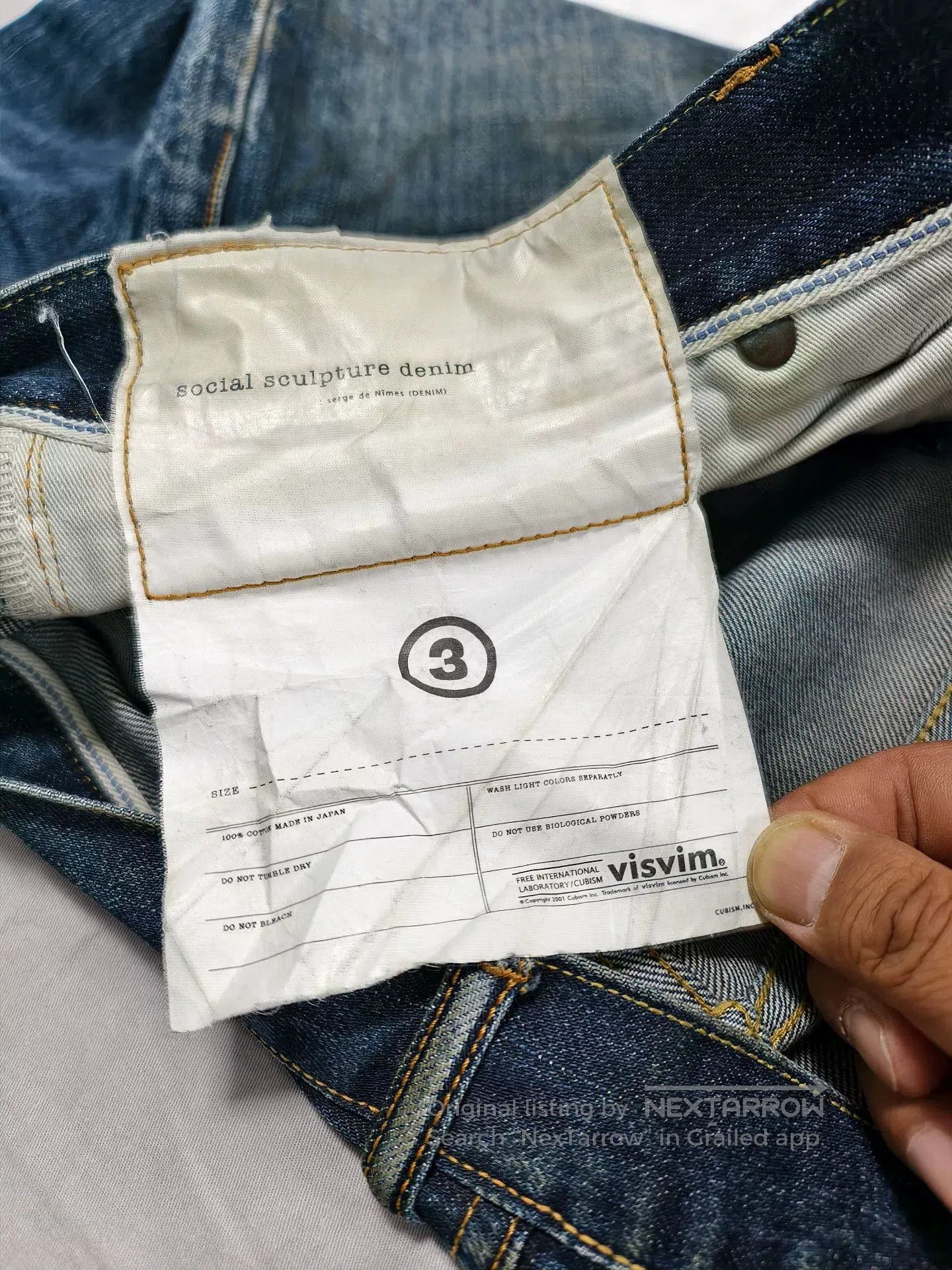 Visvim visvim dry15 21ss denim jeans. Size US 26 / EU 42 - 8 Thumbnail