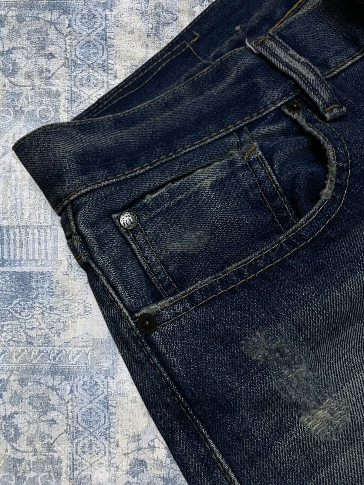 Polo Ralph Lauren Vintage Designer Denim Supply Ralph Lauren Distressed Denim Size US 32 / EU 48 - 8 Thumbnail
