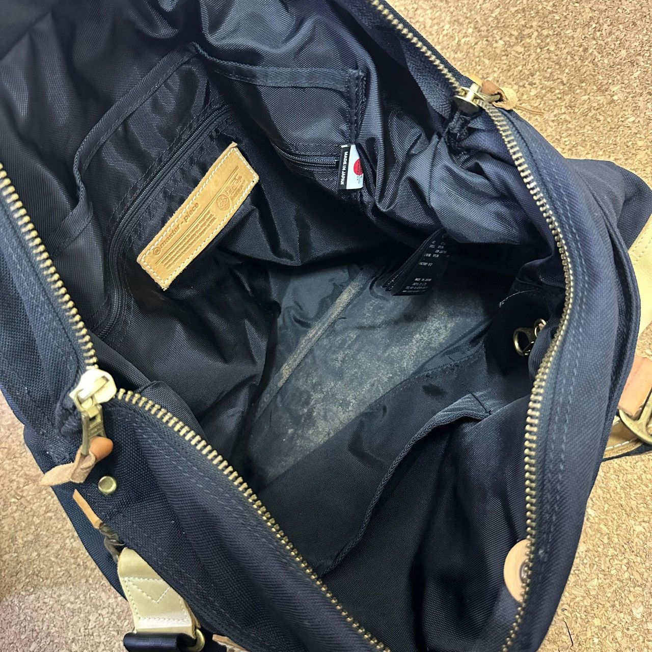MasterPiece 🇯🇵 Masterpiece x Cordura Leather + Nylon 2 Way Sling Tote Bag Size ONE SIZE - 7 Thumbnail