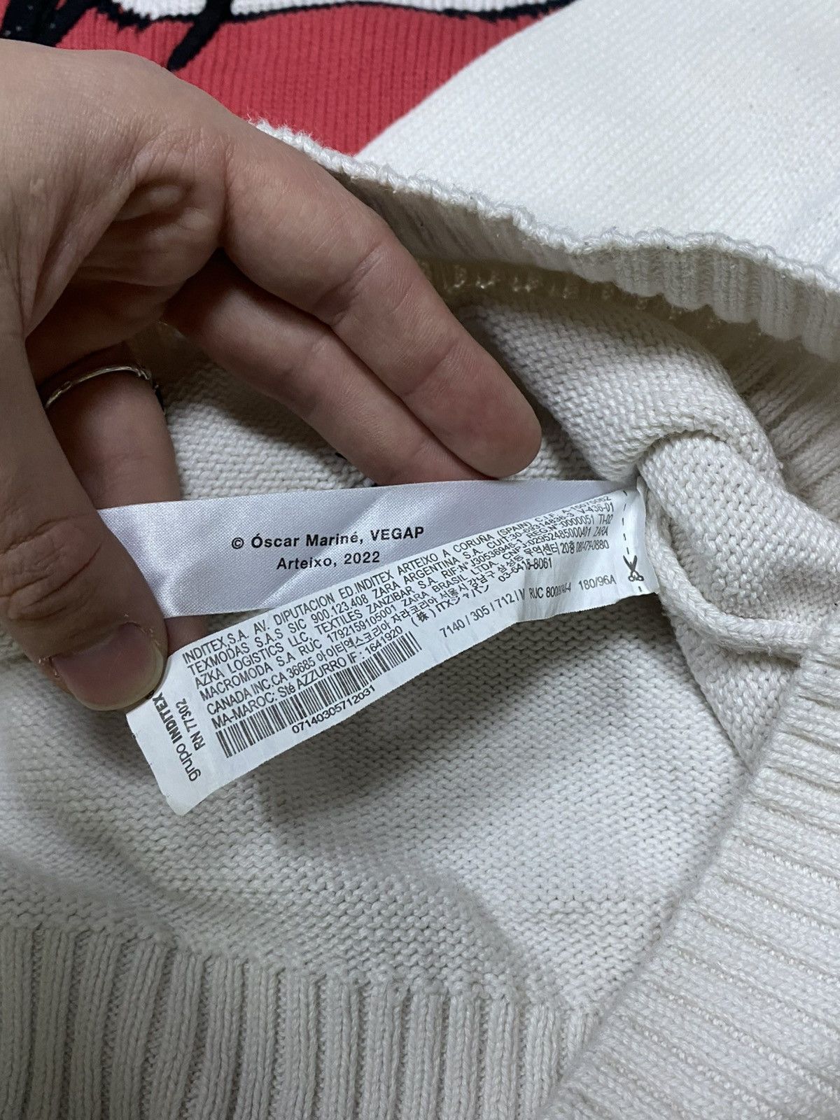Zara Vintage Zara Oscar Marine All About My Mother Rare Sweater Size US M / EU 48-50 / 2 - 8 Thumbnail