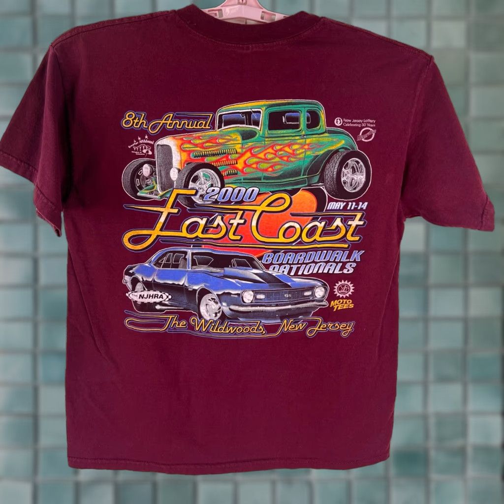 Vintage VINTAGE East Coast Boardwalk Nationals NJ 2000 T Shirt Mens Size L Red Pocket Size US L / EU 52-54 / 3 - 1 Thumbnail