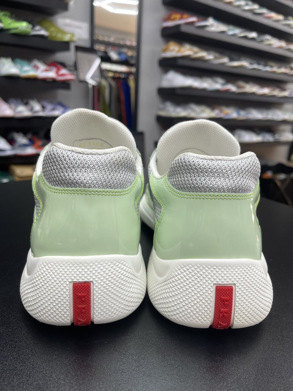 Prada Size 8.5/41.5EU - Prada Arena Low Tops Mint Size US 8.5 / EU 41-42 - 4 Thumbnail