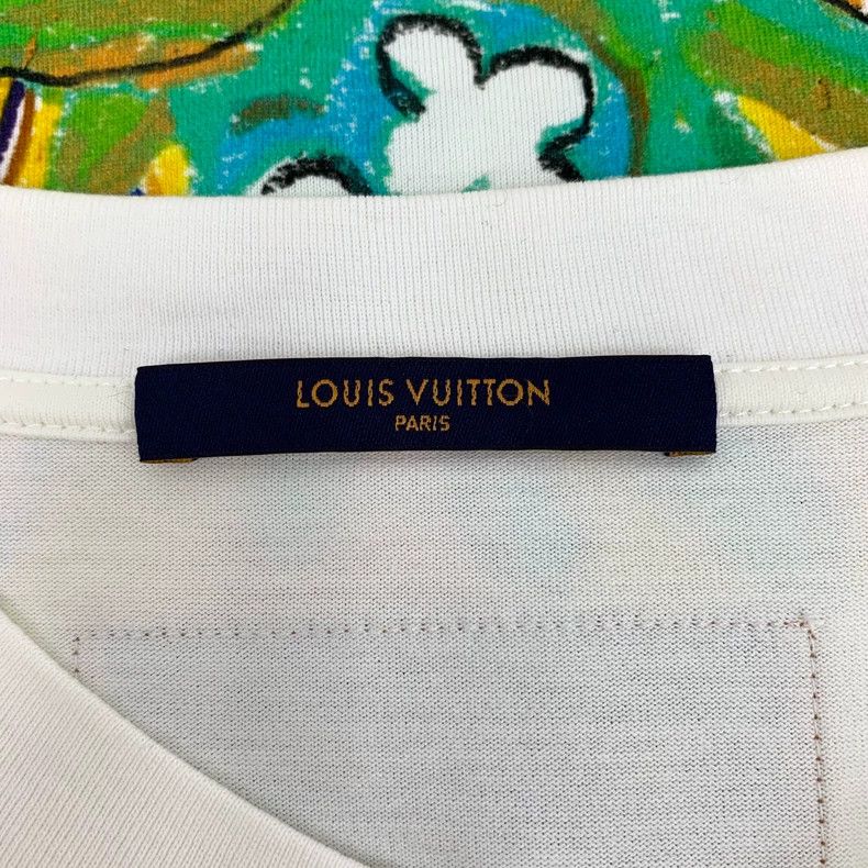 Louis Vuitton Louis Vuitton White animal print cotton crewneck short sle Size US L / EU 52-54 / 3 - 5 Thumbnail