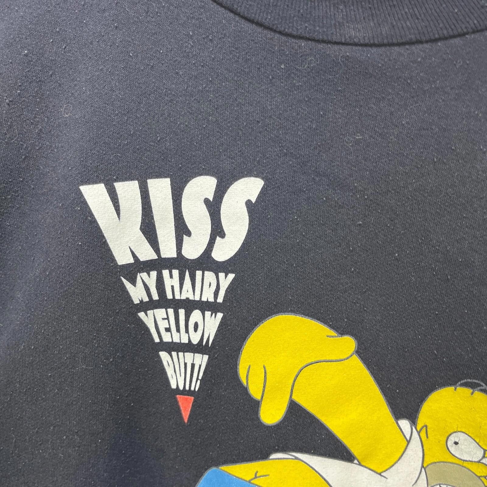 The Simpsons Vintage 90s Homer Simpson Sweatshirt Large XL Kiss MY Size US L / EU 52-54 / 3 - 4 Thumbnail