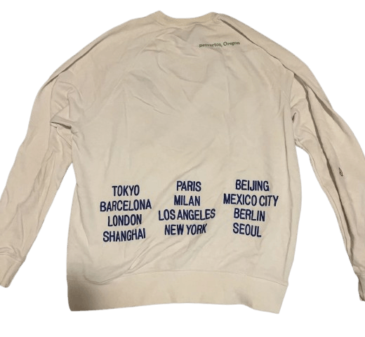 Nike Nike World Tour Graphic Crewneck Sweatshirt White Size US L / EU 52-54 / 3 - 2 Thumbnail