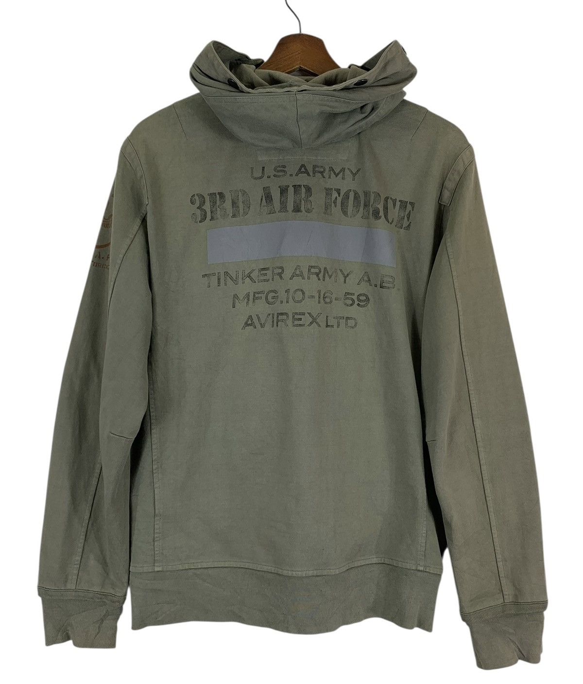 Avirex VINTAGE AVIREX COTTON HOODIE SWEATER Size US L / EU 52-54 / 3 - 6 Thumbnail