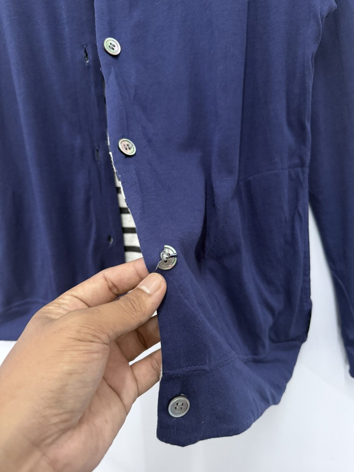 mercibeaucoup 🔥 Issey Miyake "Mercibeaucoup" Reversible Sweat Button Up Size S / US 4 / IT 40 - 7 Thumbnail