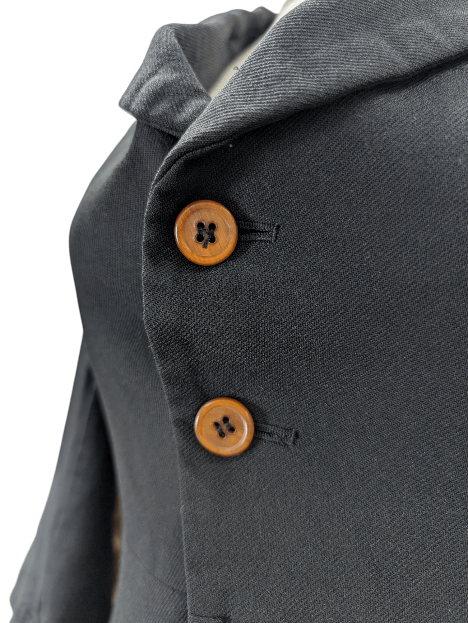 Comme des Garcons Black Mid Sleeved Cape Jacket With Sparrow Tail Back Size XS / US 0-2 / IT 36-38 - 7 Thumbnail