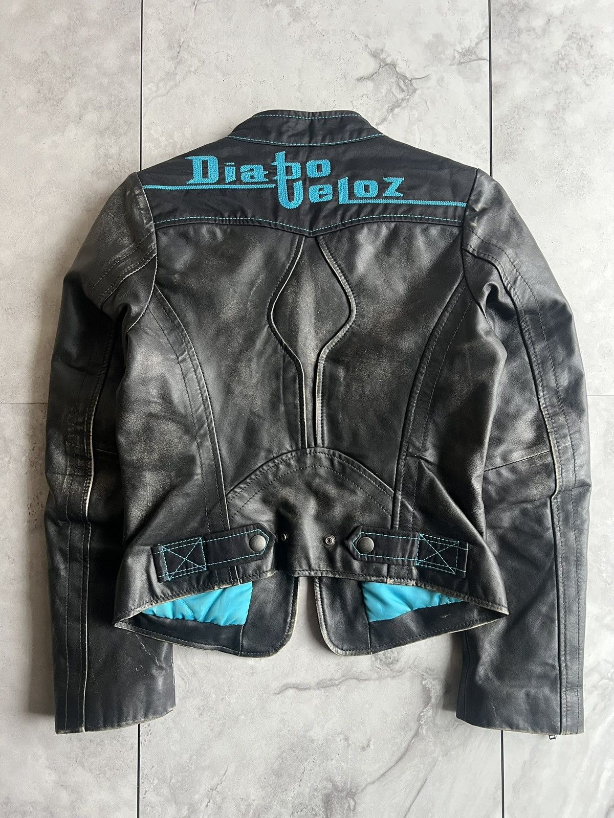 Diesel Diesel ‘Diablo’ Leather Racer Jacket Size US S / EU 44-46 / 1 - 1 Thumbnail