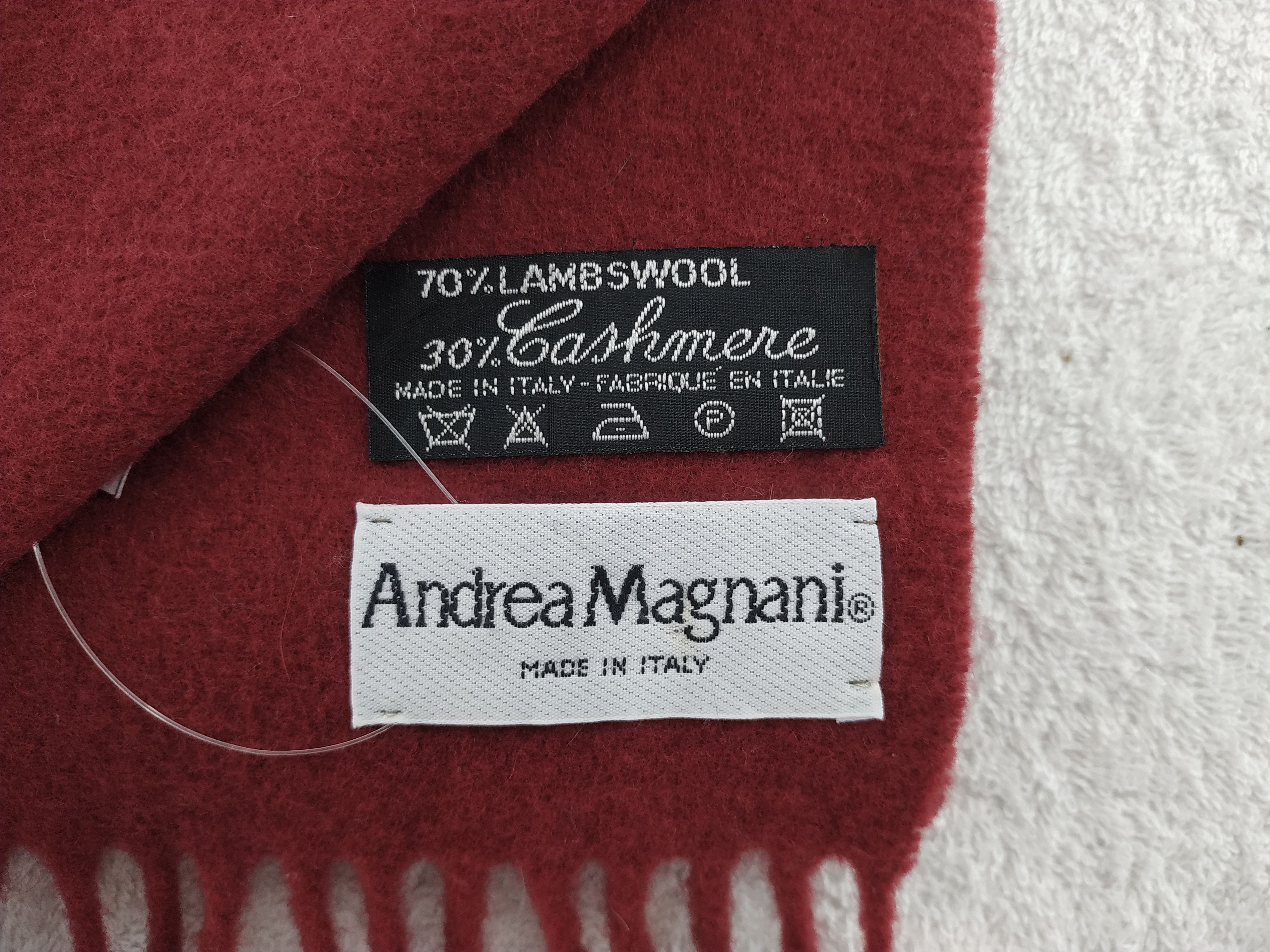 Vintage Vintage Andrea Magnani Scarf/Muffler/Neckwear MF452 Size ONE SIZE - 5 Thumbnail