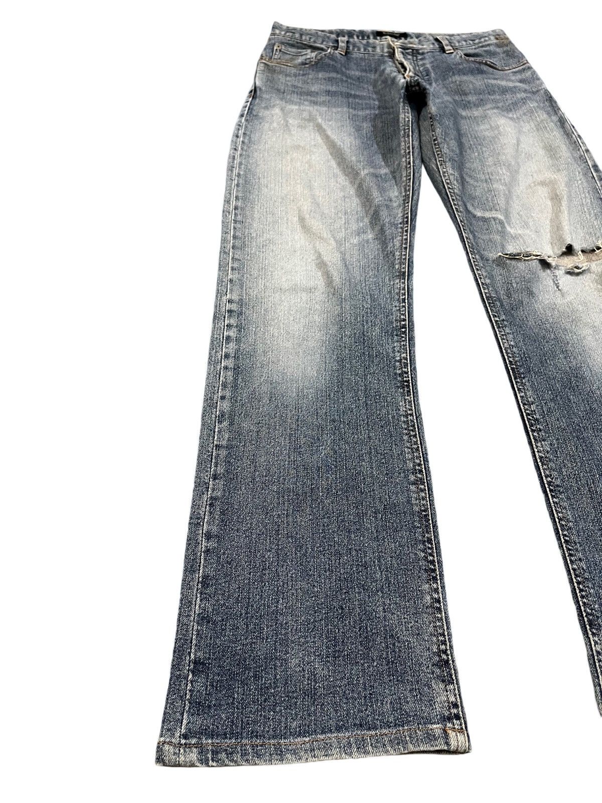 Black Label Vintage Burberry Black Label Distressed Denim Size US 30 / EU 46 - 4 Thumbnail