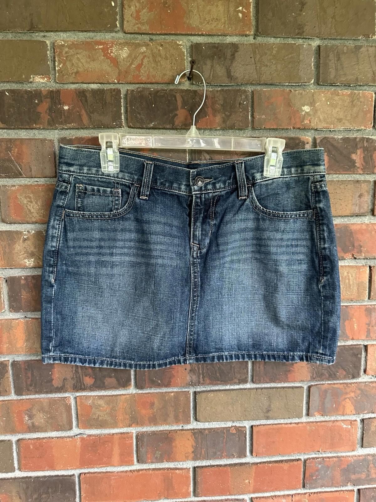 Old Navy y2k mini skirt vintage Size 8 Old Navy Blue 100% Cotton Size 30" / US 8 / IT 44 - 1 Thumbnail