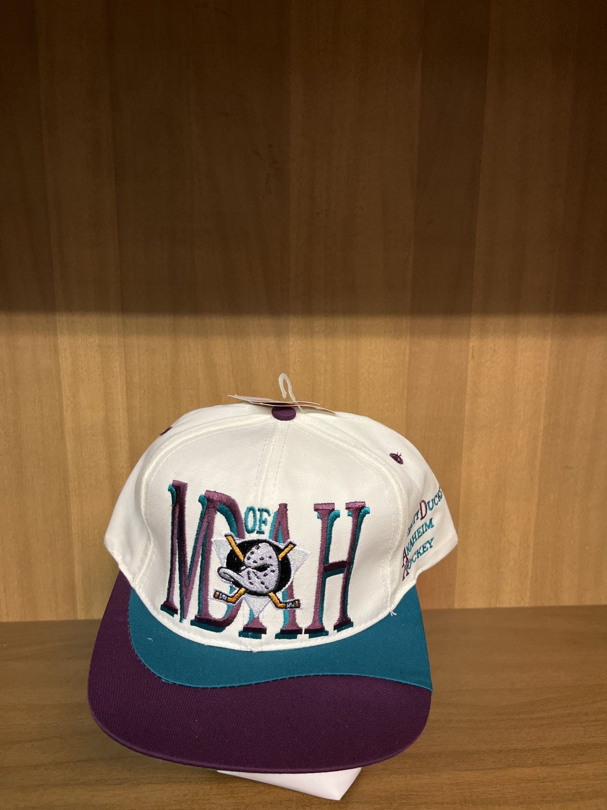 Twins × Twins Enterprise Inc. × Vintage Hats mighty ducks of Anaheim hockey nhl Size ONE SIZE - 7 Thumbnail
