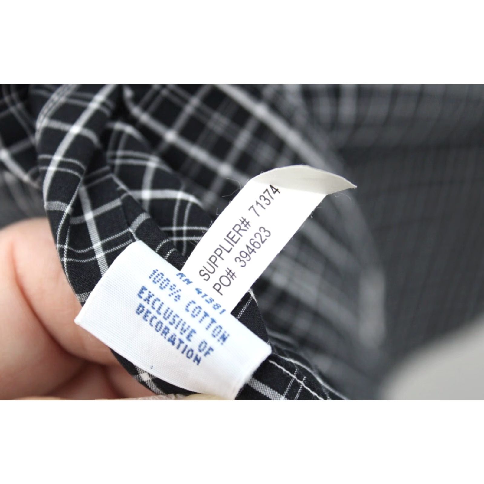 Ralph Lauren Ralph Lauren Shirt Men's Large Black Check Long Sleeve Button Down Black Pony Size US L / EU 52-54 / 3 - 7 Thumbnail