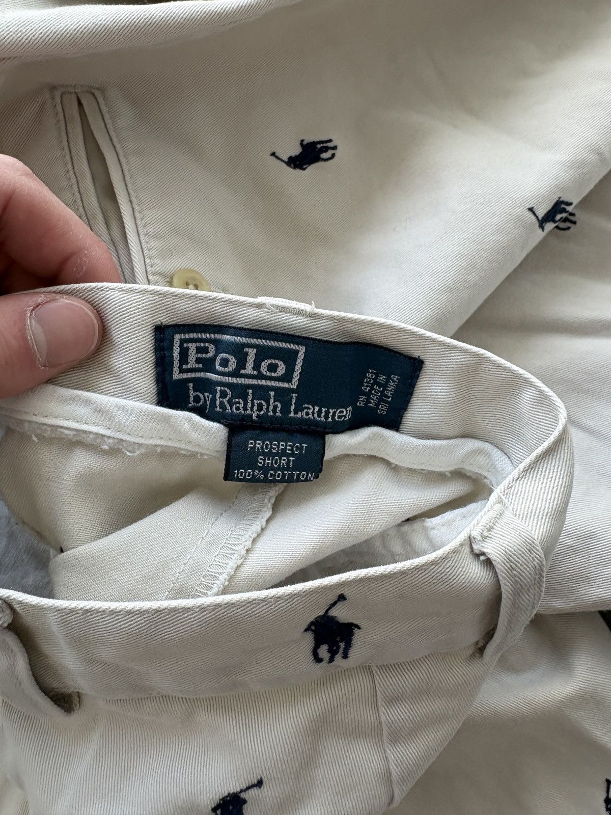 Polo Ralph Lauren Vintage Y2K Polo Ralph Lauren Prospect Shorts Pony AOP Size US 36 / EU 52 - 6 Thumbnail