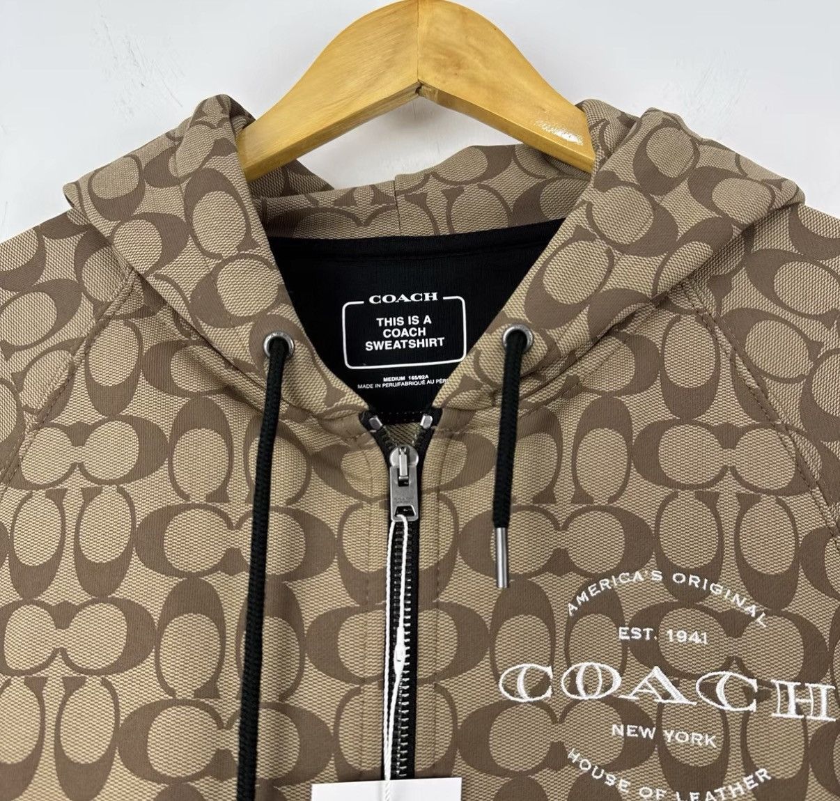 Coach Coach Monogram Full Print Zip Jacket J42 Size M / US 6-8 / IT 42-44 - 3 Thumbnail