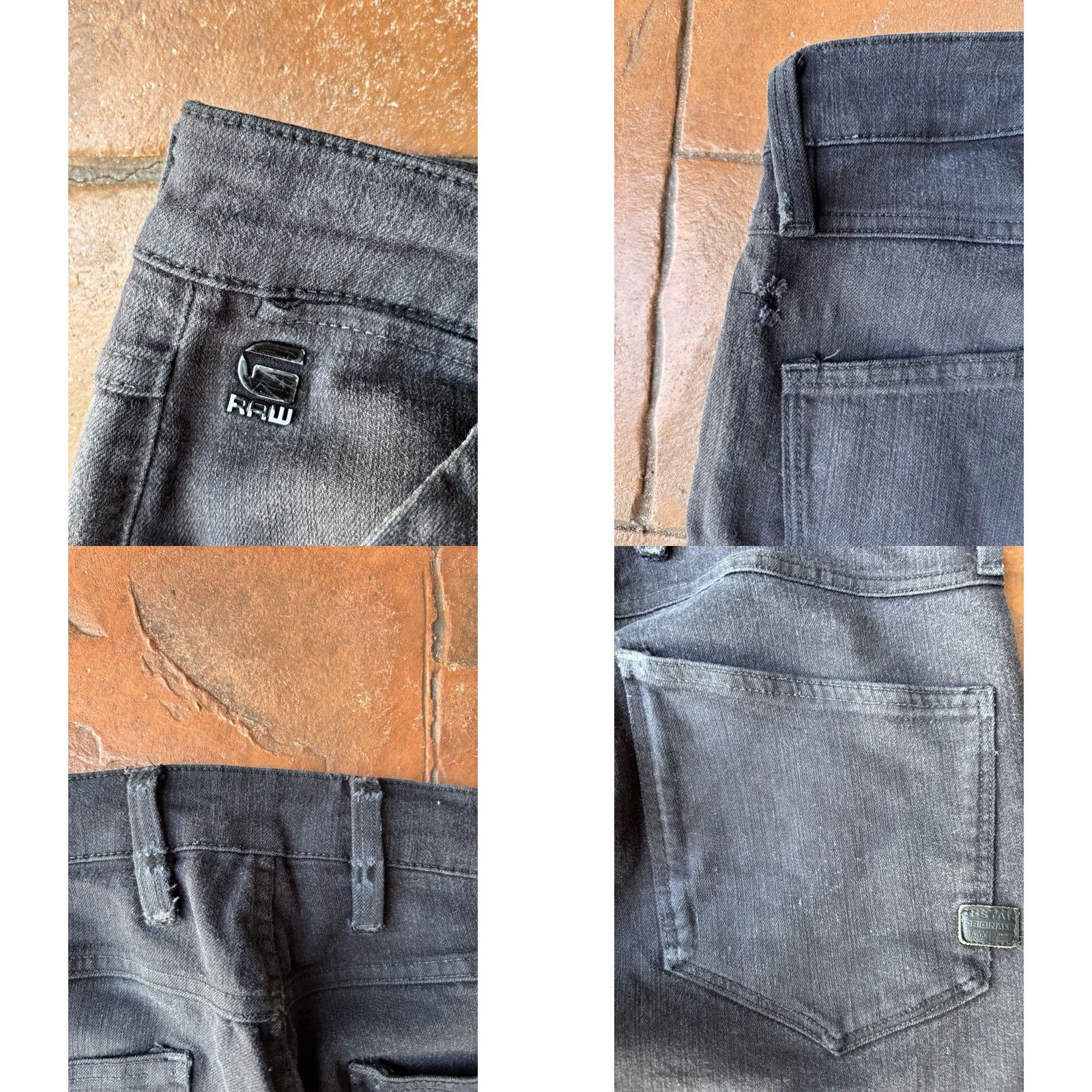 G-Star G-Star Raw 3-D Rackham Skinny Jeans Men’s 32x30 Moto Biker Rockabilly Distressed Jeans Size US 32 / EU 48 - 8 Thumbnail