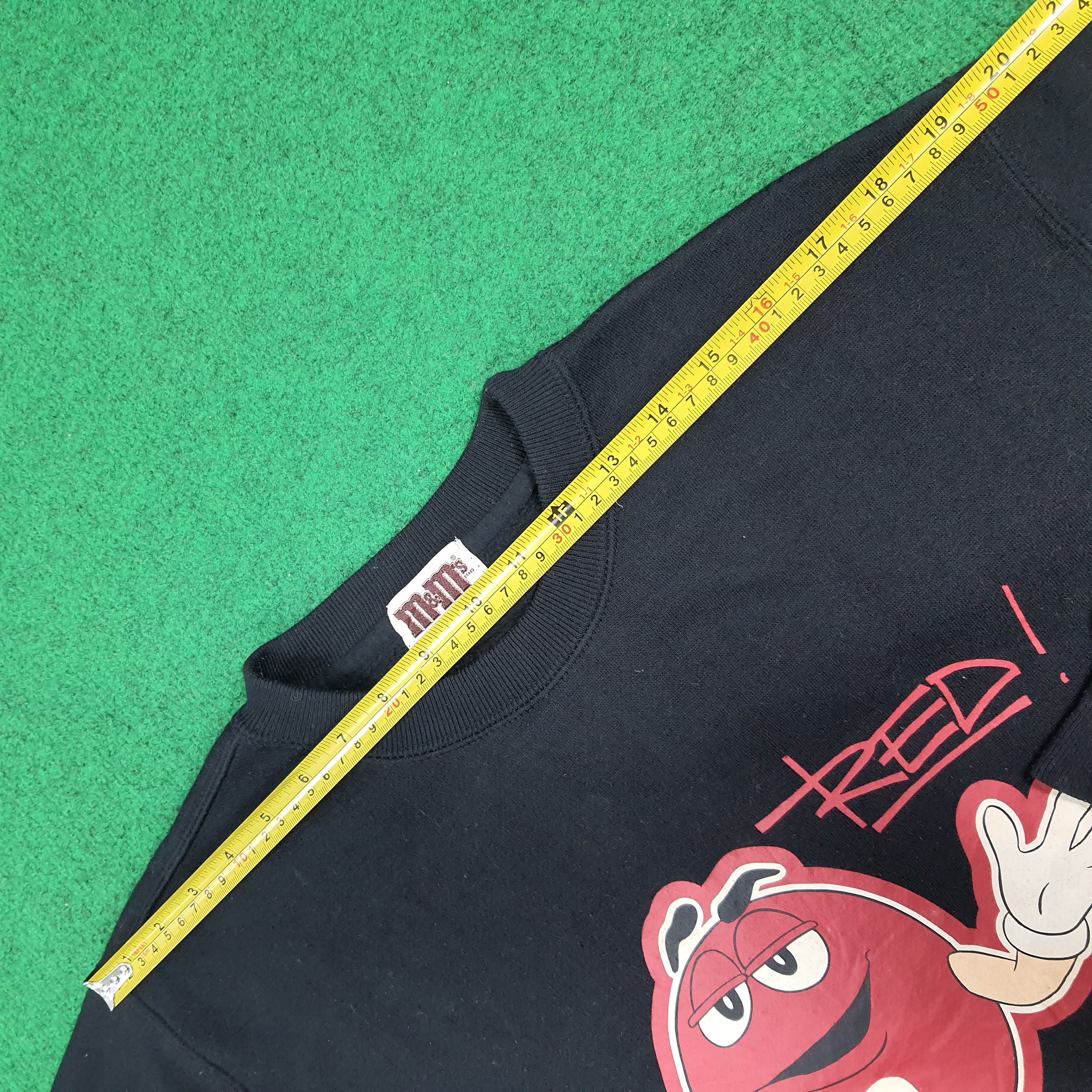 Vintage Vintage 90s M&M Red Character Sweatshirt C282N7 Size US M / EU 48-50 / 2 - 9 Thumbnail