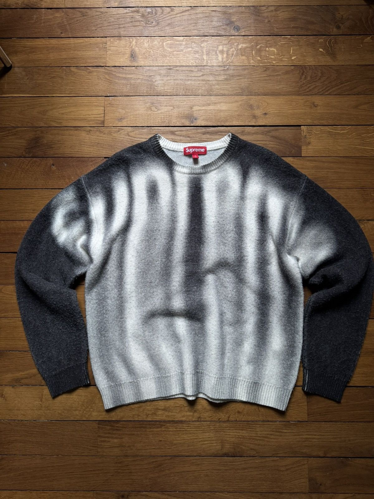 Supreme Supreme Blurred Logo Sweater Black XXL | Grailed