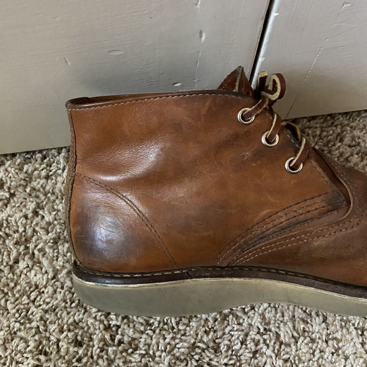 Red Wing Red Wing Style 3140 Heritage Work Chukka Brown Leather Boots Size US 9 / EU 42 - 7 Thumbnail