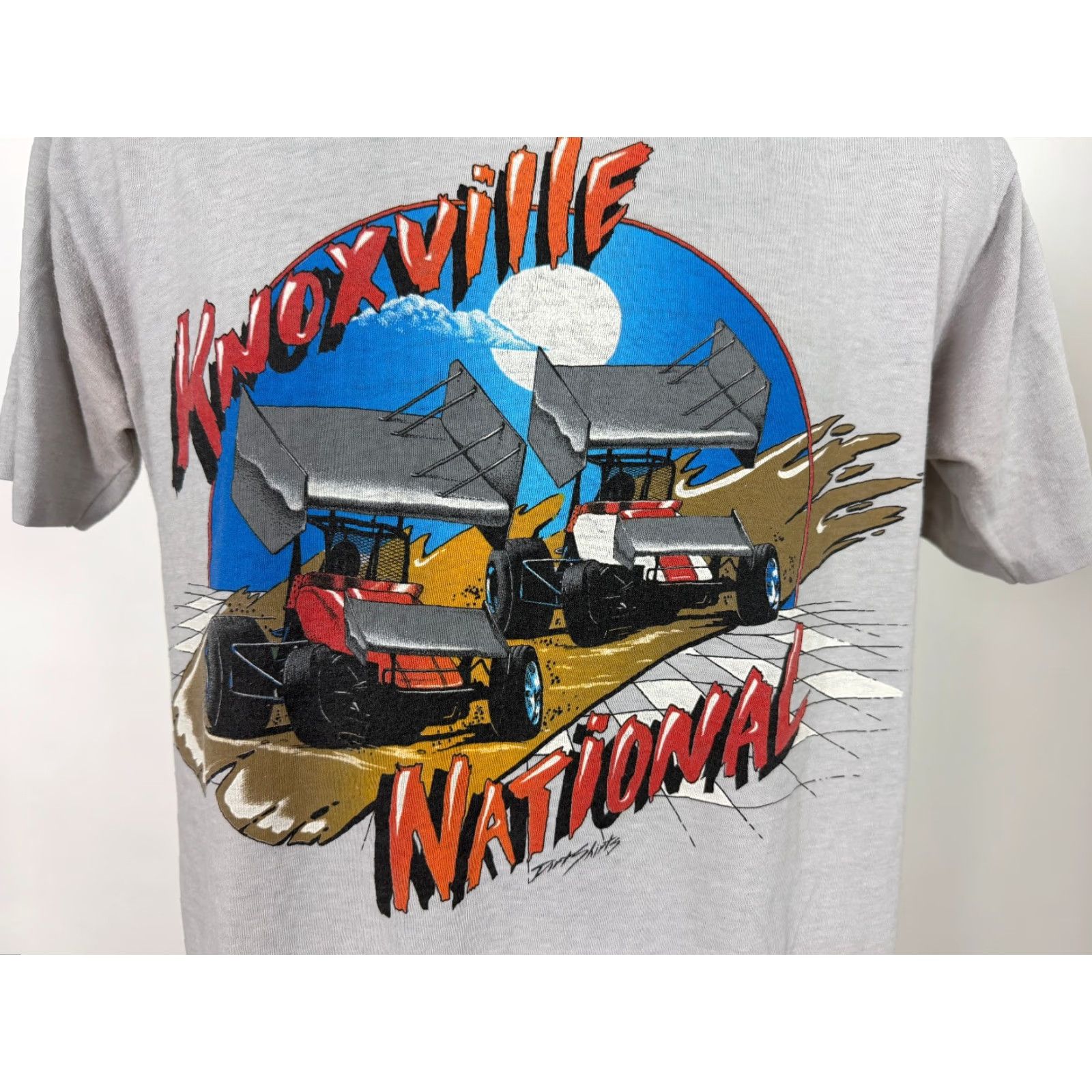 Vintage VINTAGE Knoxville Nationals Shirt Baseball Logo 80s Shirt Mens Large Gray 80s Cars Sports USA Size US L / EU 52-54 / 3 - 3 Thumbnail
