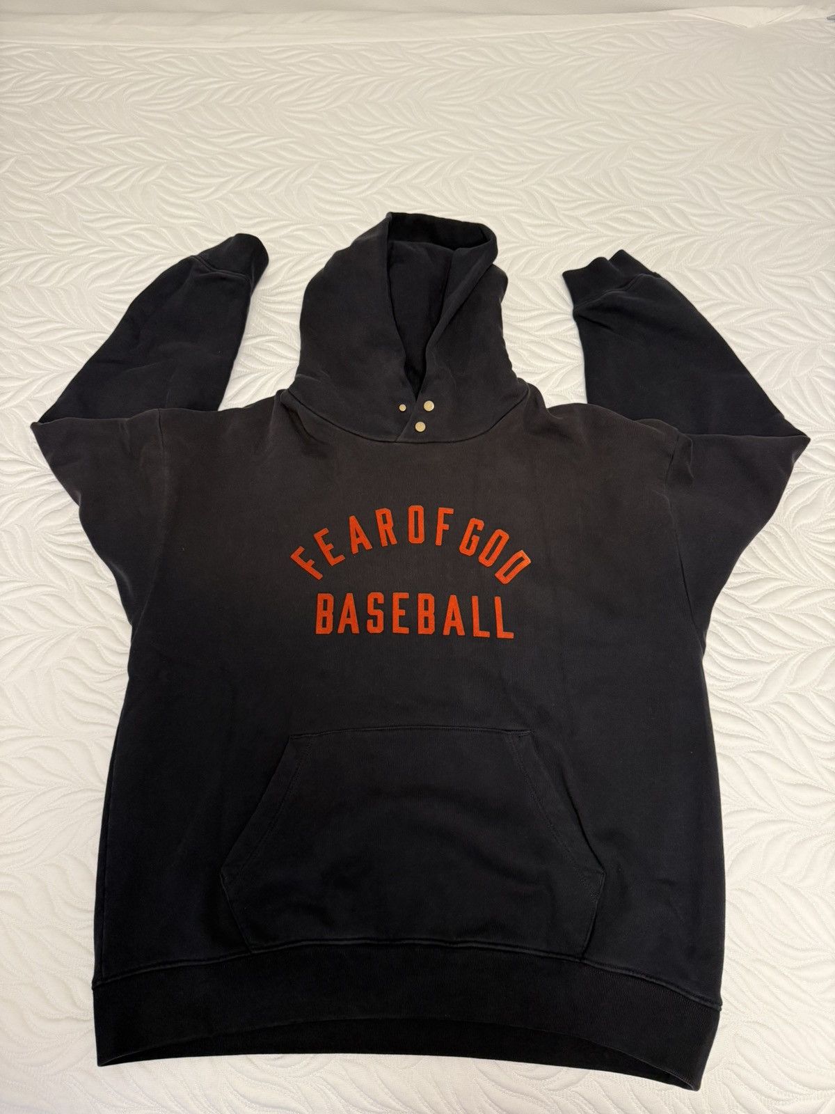 Fear of God FEAR OF GOD BASEBALL VINTAGE Cotton HOODIE Black Size US M / EU 48-50 / 2 - 2 Thumbnail