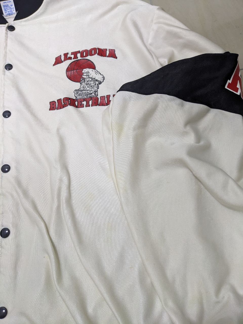 Russell Athletic VINTAGE SCOVILL VARSITYJACKET100%NYLON"ALTOONA BASKETBALL" Size US XL / EU 56 / 4 - 12 Thumbnail