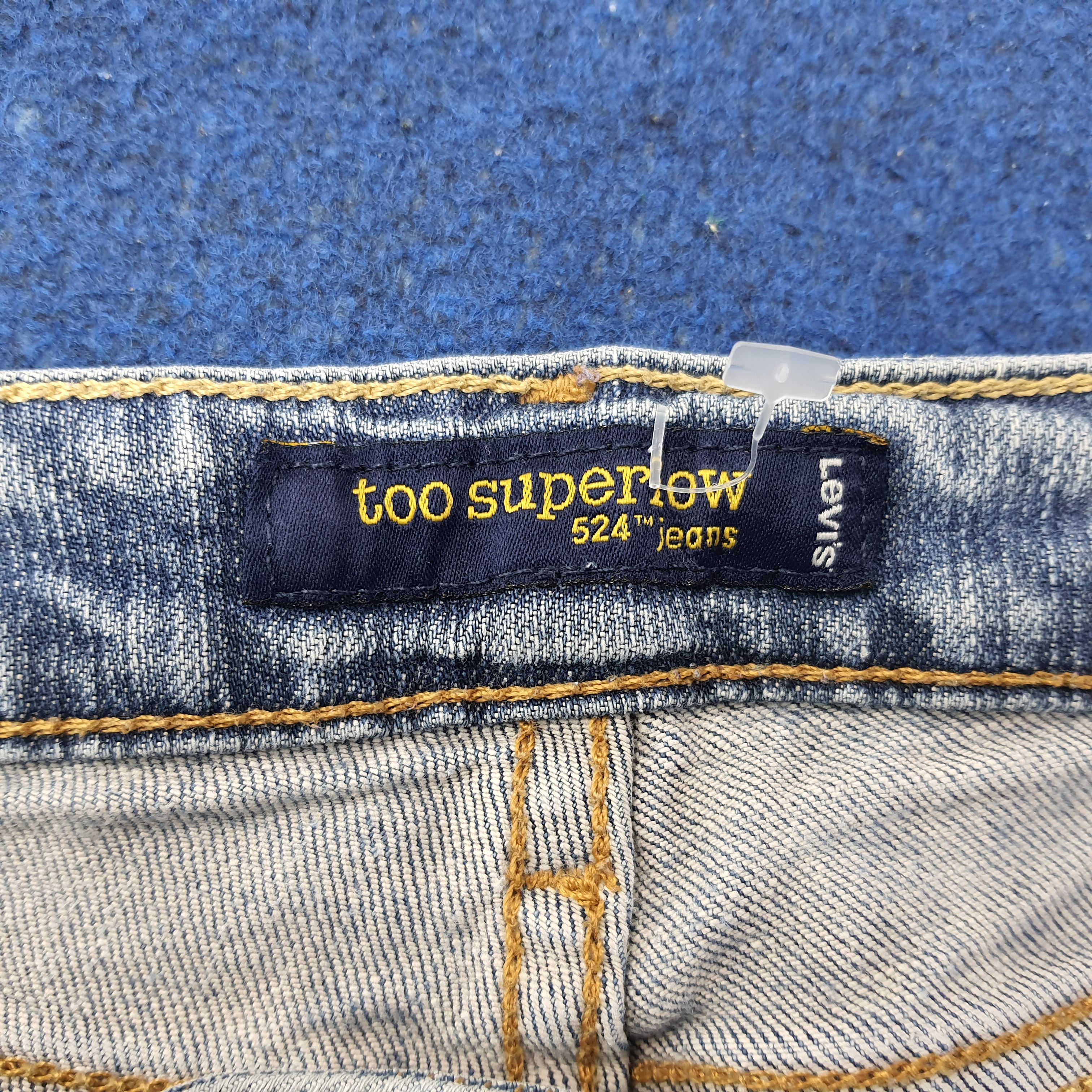 Levi's Vintage Levi's 524 Jeans Too Superlow Jeans C244N9 Size 35" - 7 Thumbnail