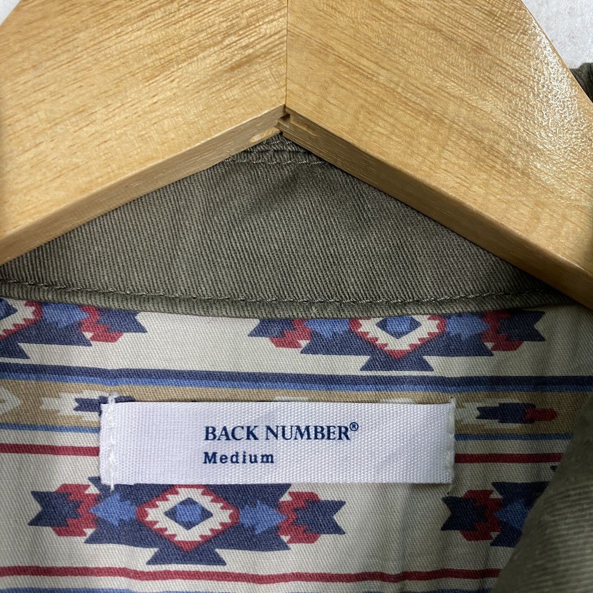Japanese Brand M65 Back Number Navajo military style siries button jacket Size US M / EU 48-50 / 2 - 10 Thumbnail