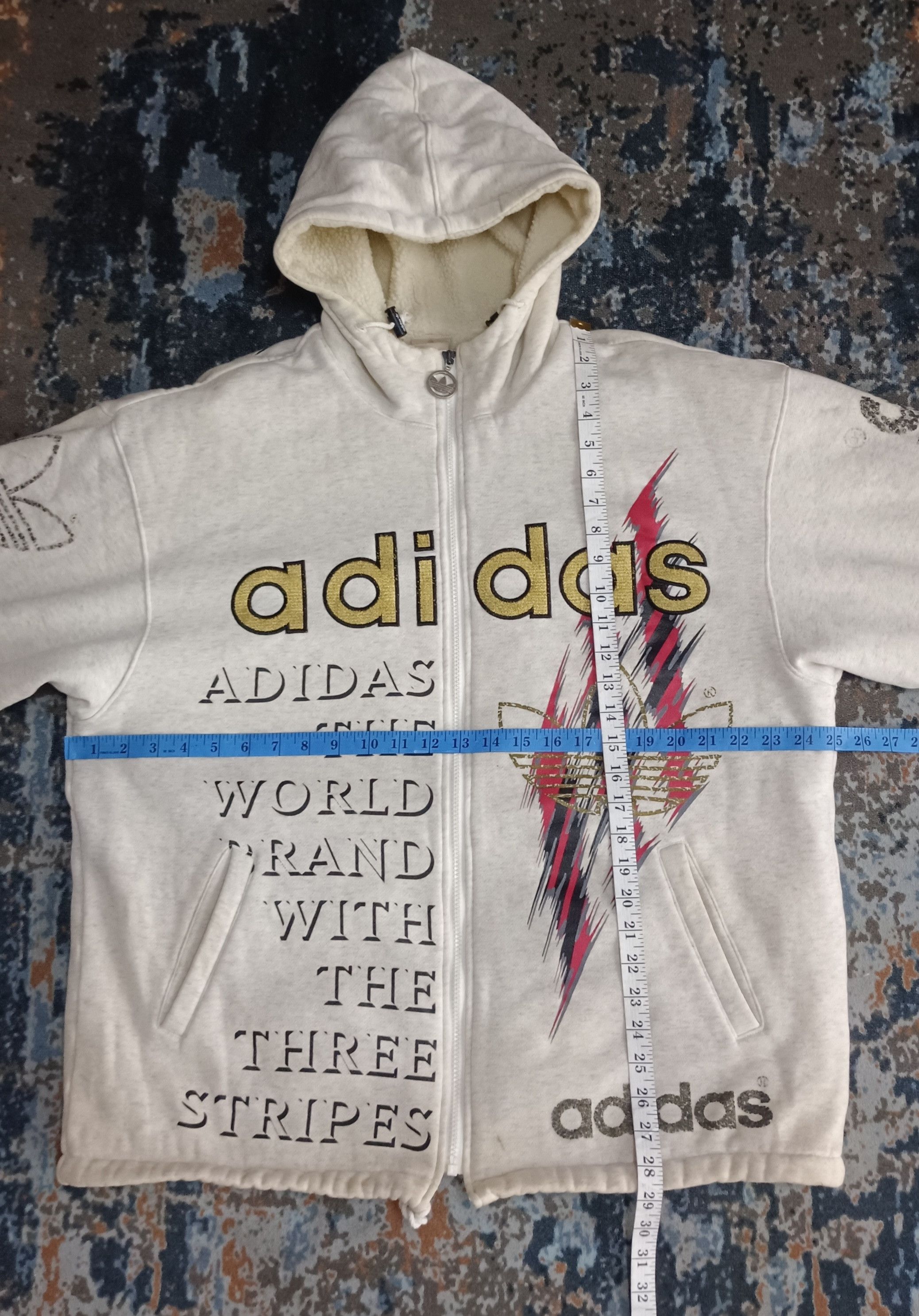 Adidas Vintage 90s🔥 Adidas RUN DMC 3 Stripes Big Logo Size US XL / EU 56 / 4 - 20 Thumbnail
