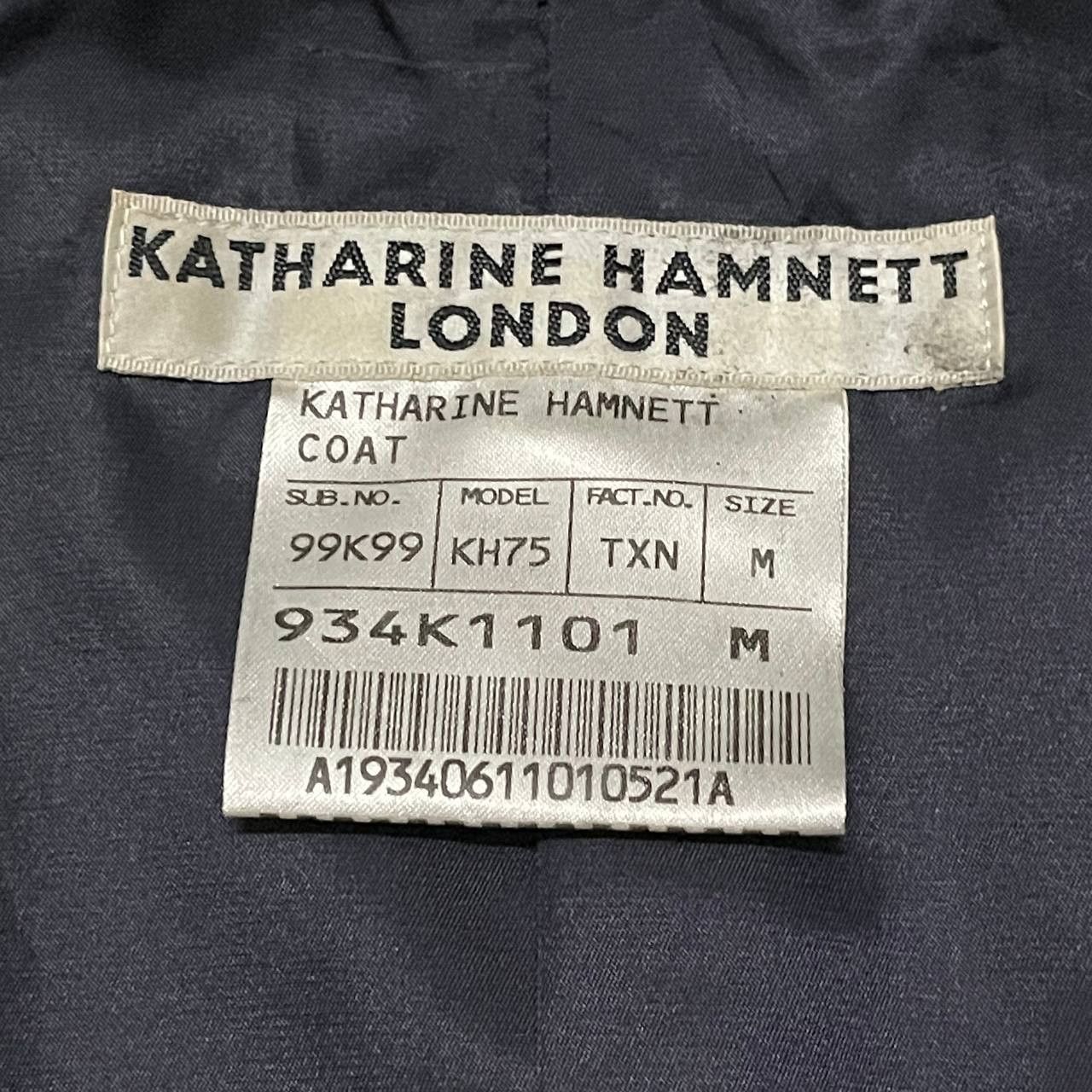 Japanese Brand Katharine Hamnett London Coat With Belts Size US M / EU 48-50 / 2 - 10 Thumbnail