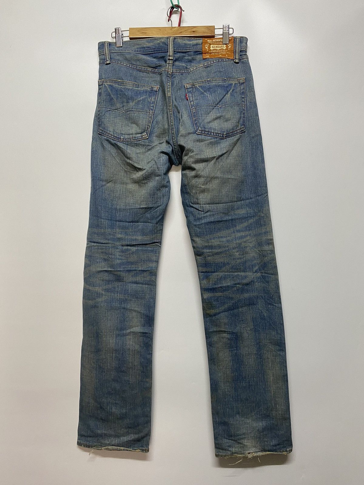 Designer × Japanese Brand GLHEART Japanese Brand Distressed Denim Jeans Limited Editio Size US 34 / EU 50 - 2 Thumbnail