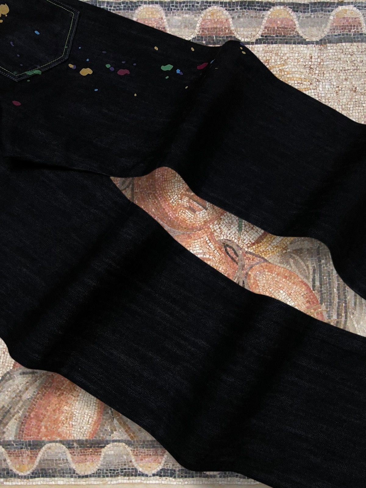 Beauty Beast Vintage Og Japan Designer Streetweae Double D Splash Denim Size US 28 / EU 44 - 15 Thumbnail