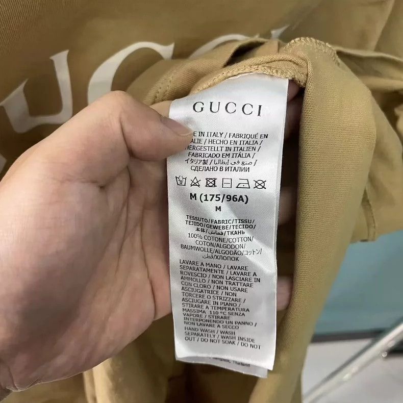Gucci GucciNew khaki dog logo short sleeves 2503-Nextarrow Size US M / EU 48-50 / 2 - 4 Thumbnail