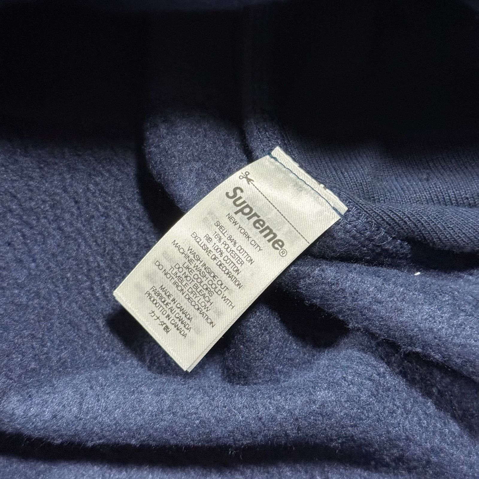 Supreme Authentic Supreme Navy Box Logo Hoodie M NEW Size US M / EU 48-50 / 2 - 8 Thumbnail