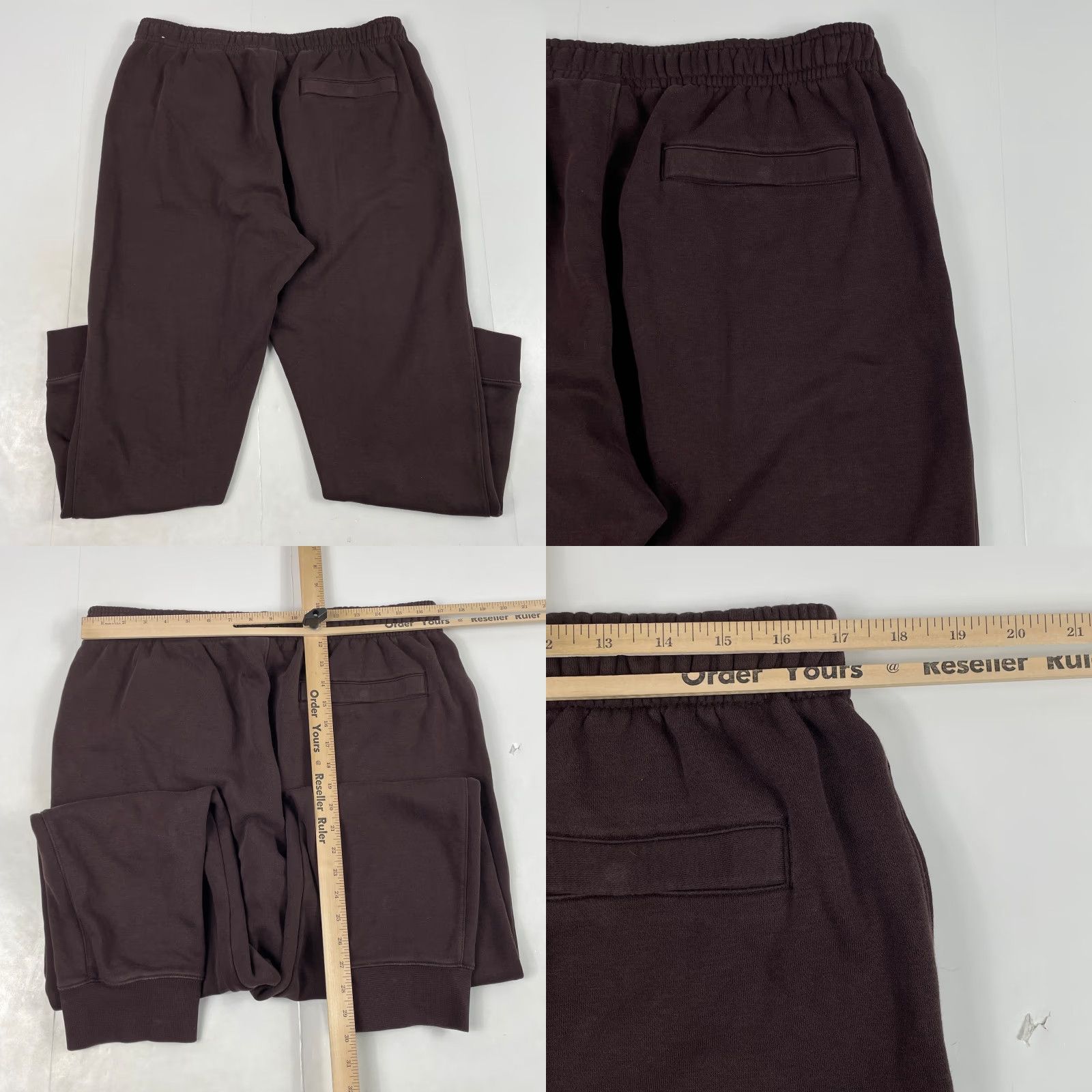 Nike Nike Sweatpants Mens XL Brown Baggy Relaxed Tapered Fleece Lined Workout Pants Size US 34 / EU 50 - 8 Thumbnail