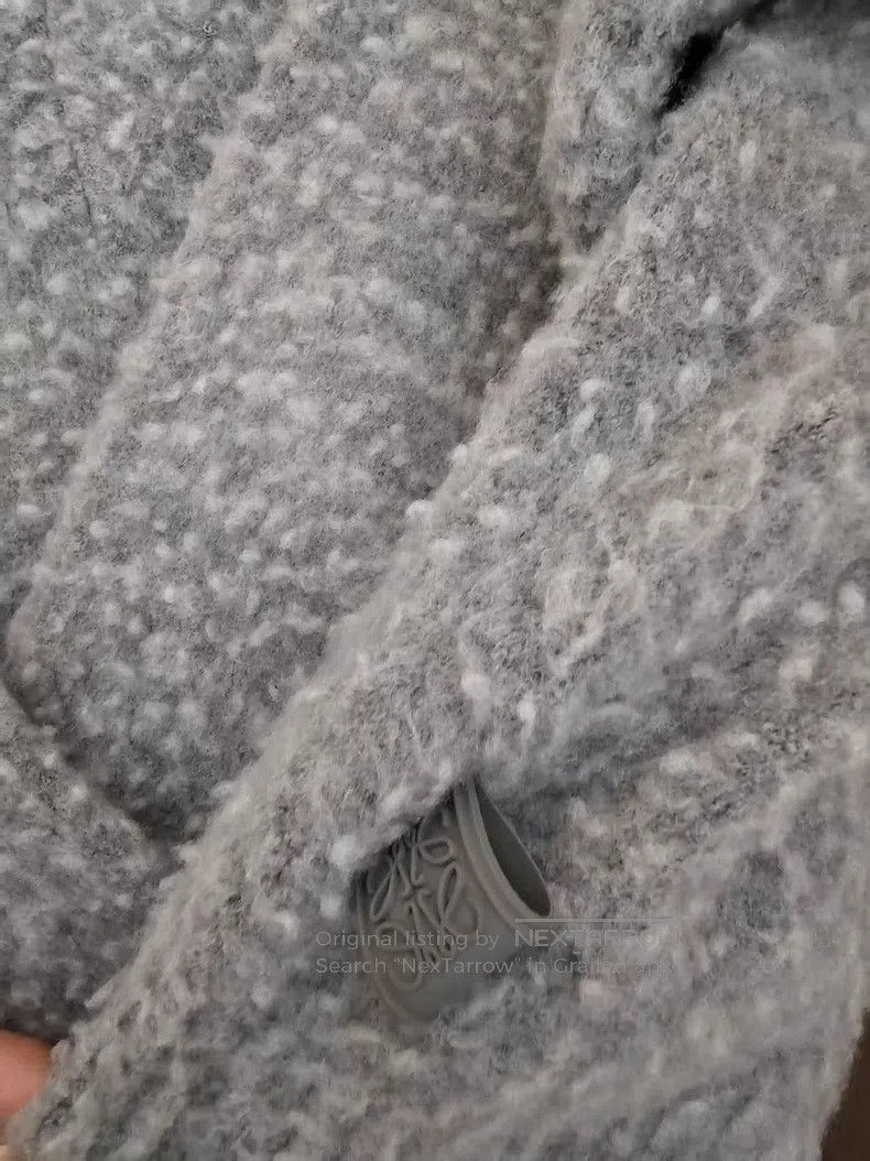 Loewe Loewe Gray Woolen Sweater, 55% Wool, 45% Nylon, Fleece Fab Size S / US 4 / IT 40 - 6 Thumbnail
