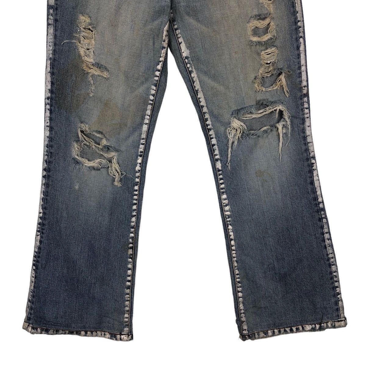 Japanese Brand VINTAGE DENIM JEANS DISTRESSED DESIGN JAMBANGEE ISSEYMIYAKE Size US 30 / EU 46 - 5 Thumbnail