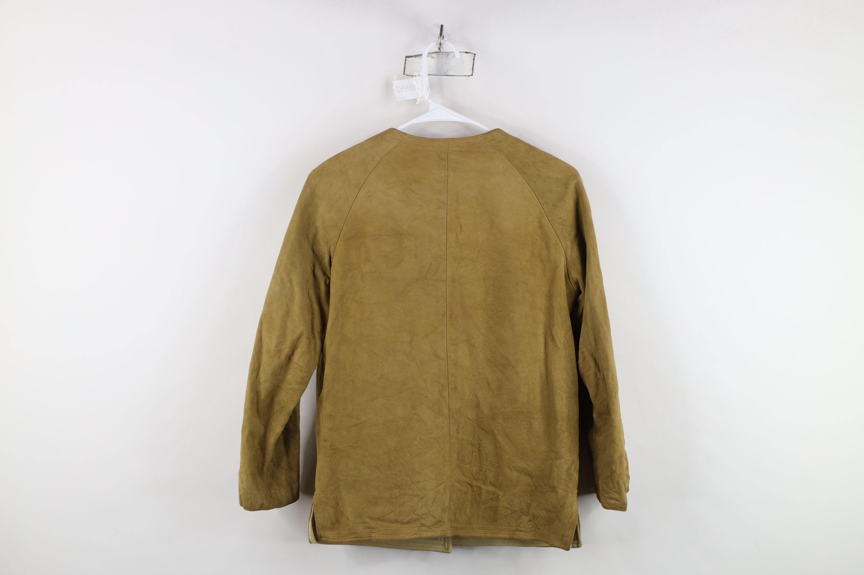 Vintage Vintage 30s 40s Streetwear Suede Leather Button Jacket USA Size L / US 10 / IT 46 - 14 Thumbnail