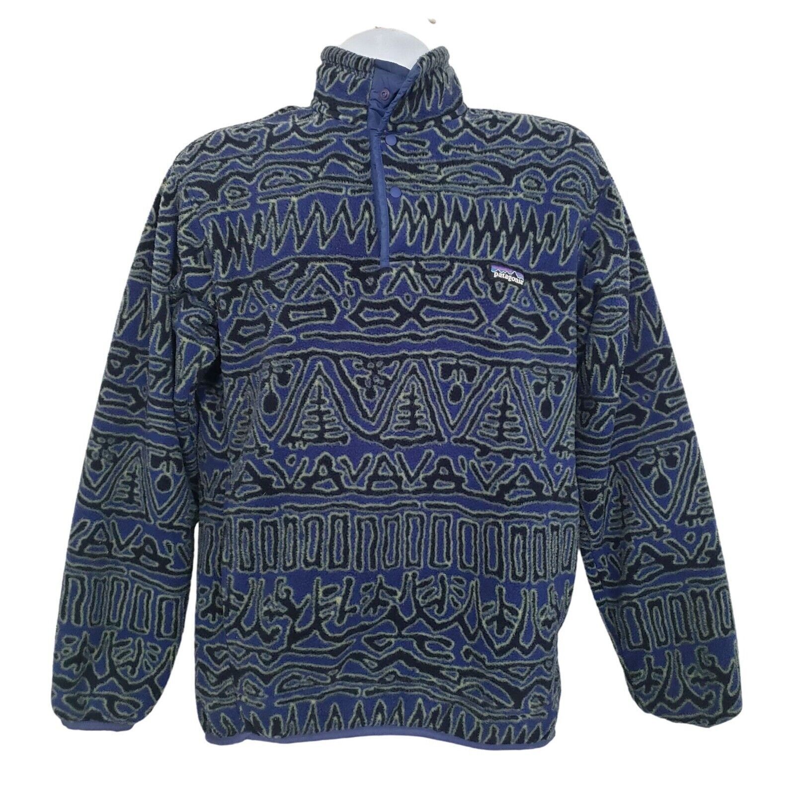 Patagonia Synchilla Lightweight Snap-T Pullover Jacket in Vintage outlets Aztec Fall