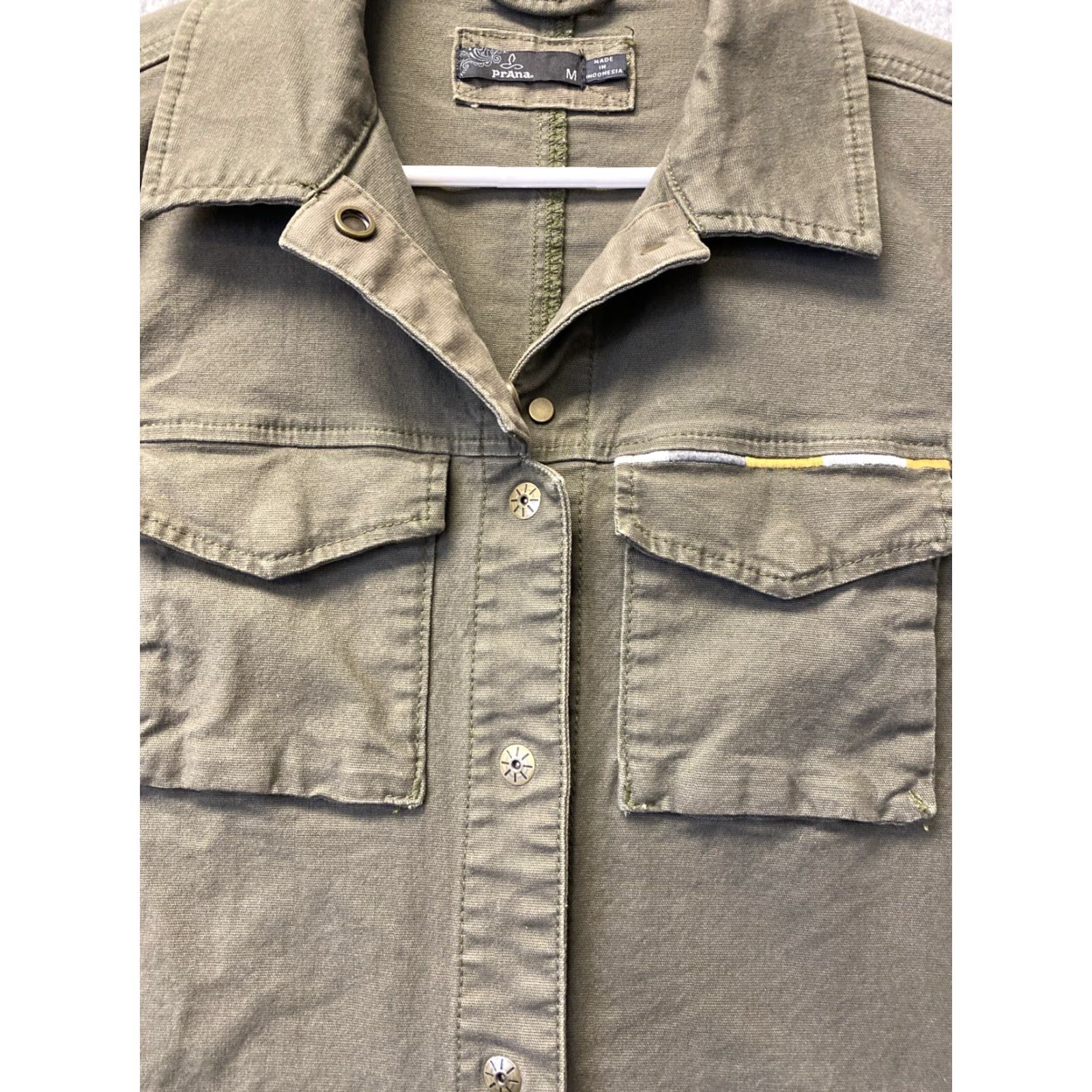 Prana VINTAGE Prana Military Jacket Unisex Adults Long Sleeve Casual Outdoor Fall Spring Summer Winter Green Medium Size M / US 6-8 / IT 42-44 - 3 Thumbnail
