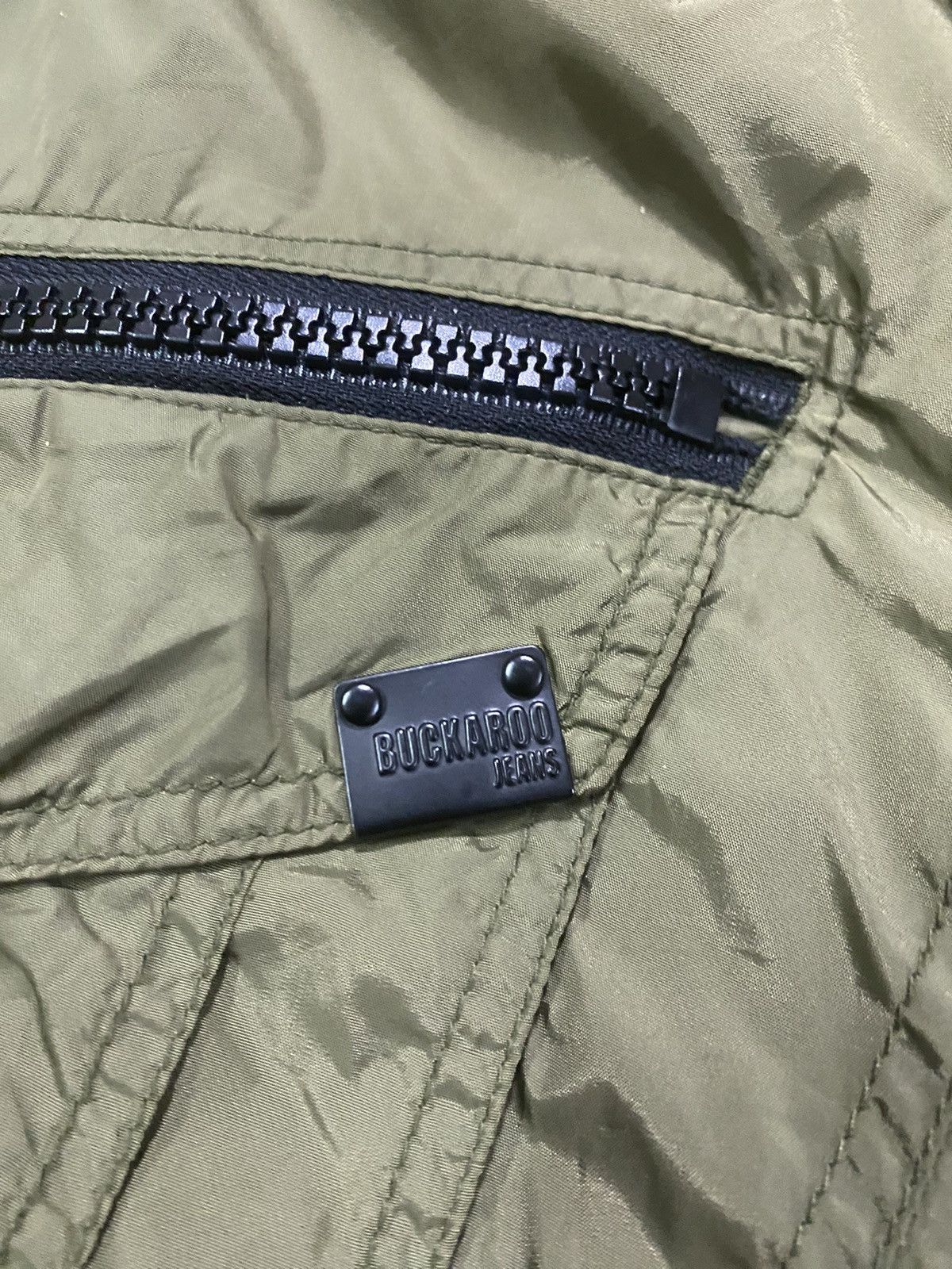 BUCKAROO Buckaroo Khaki Vintage Utility Men’s Nylon Jacket Size US XL / EU 56 / 4 - 7 Thumbnail