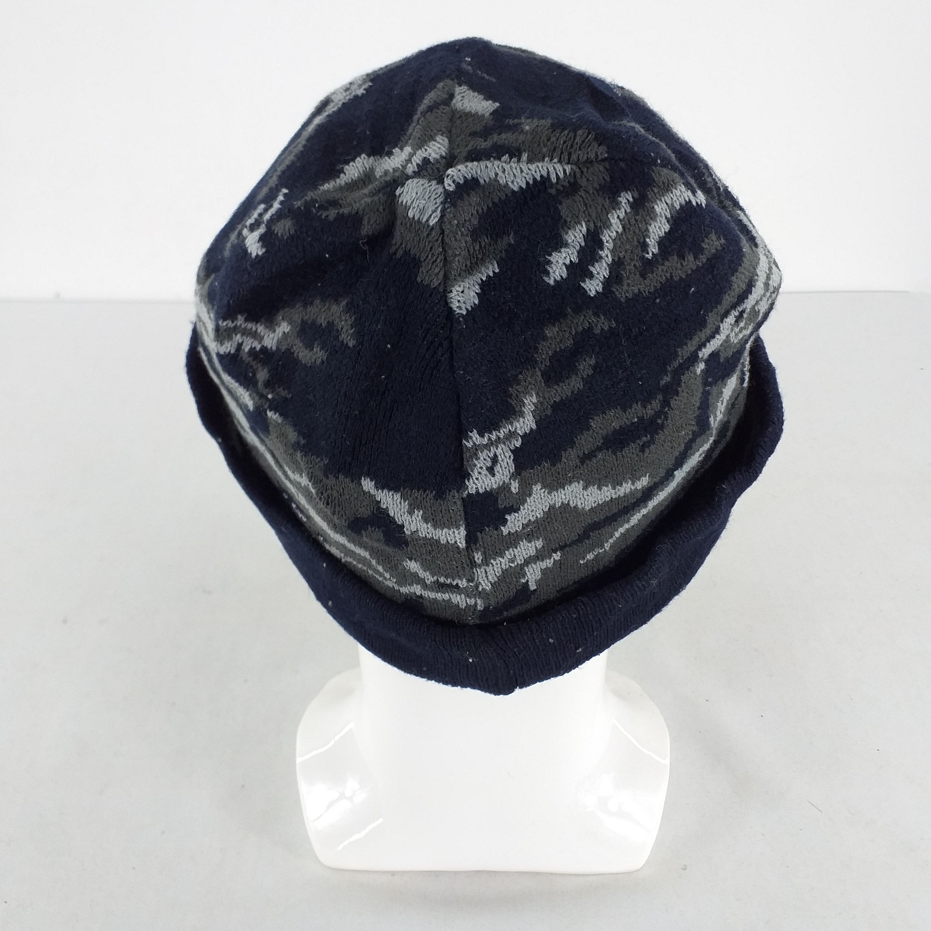 Japanese Brand Gorilla Embroidery Full Print Snow Cap Hat Beanie -BN316 Size ONE SIZE - 2 Thumbnail